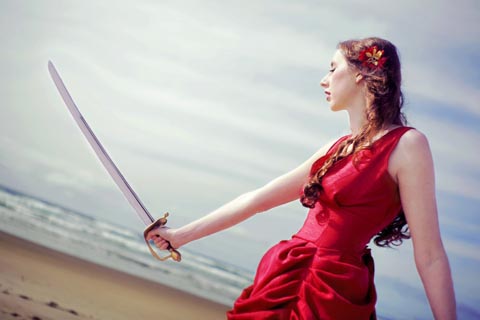 ソードの女王の正位置